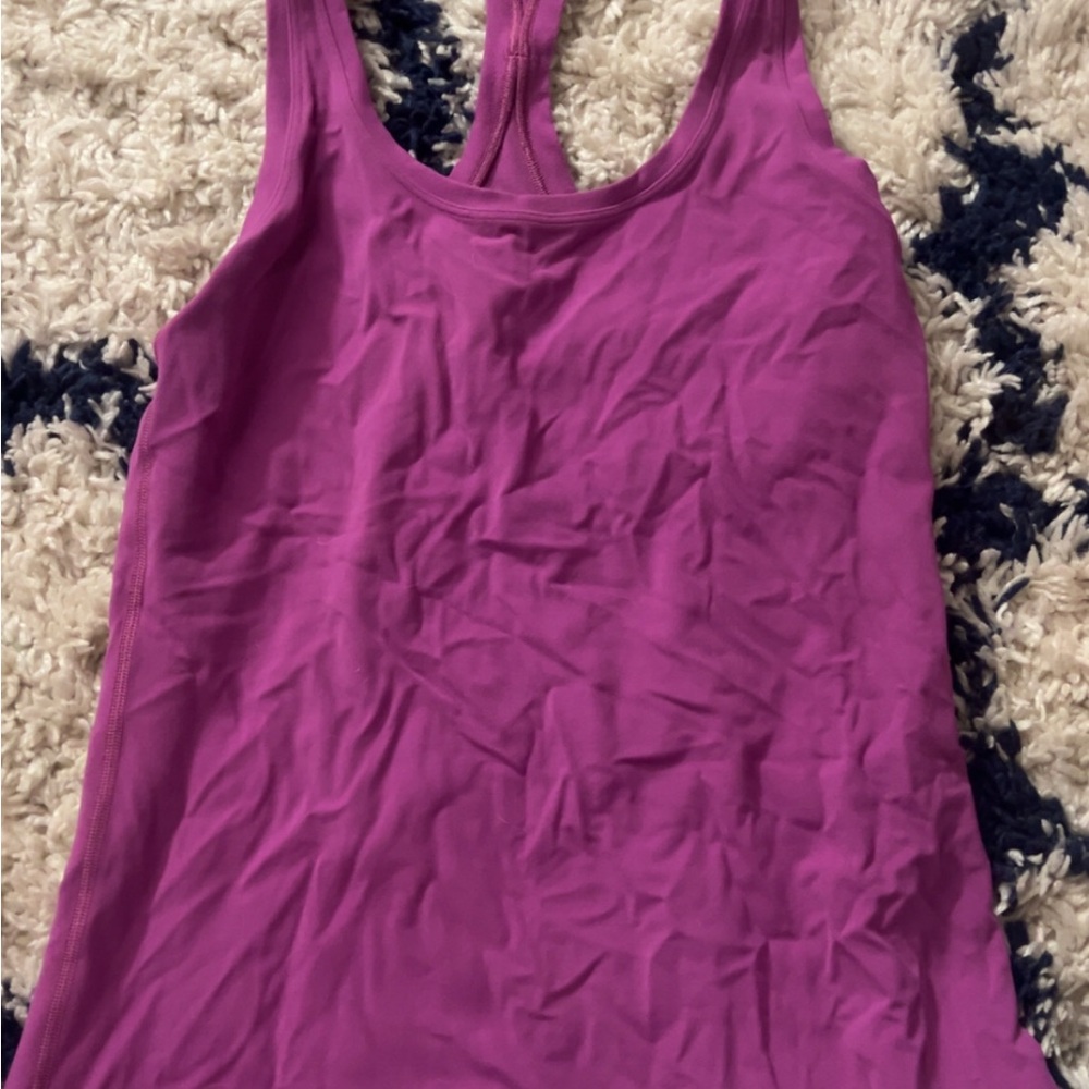 Lululemon Magenta RacerBack Tank in size 6 - Picture 4 of 5
